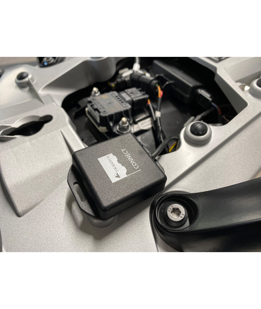 Touratech Connect APP inclusive Hardware for BMW R1250GS/GSA, R1200GS/GSA  from 08/2015 - MOTO ADVENTURE - TOURATECH Orange
