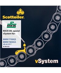 Scottoiler vSystem chain lubrication system, for BMW F700GS / F800GS, from 2017