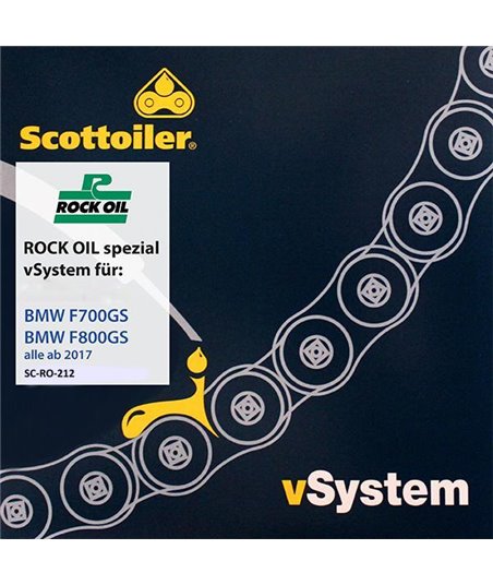 Scottoiler vSystem chain lubrication system, for BMW F700GS / F800GS, from 2017