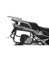 Stainless steel pannier rack black, for BMW R1250GS/ R1250GS Adventure/ R1200GS (LC)/ R1200GS Adventure (LC)