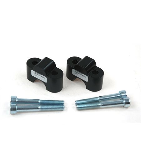 Handlebar Risers TYP 7 25 mm black, for BMW R1100GS/ R1150GS and Honda Transalp/ XRV750/ Varadero