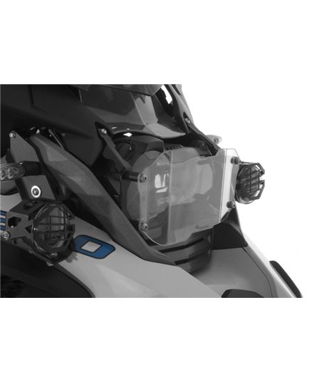 Headlight protector Makrolon Typ 2 with quick release fastener for BMW R1250GS/ R1250GS Adventure/ R1200GS from 2013/ R1200GS Ad