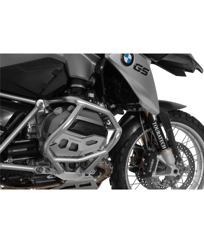 Cylinder protector, natural aluminium for BMW R1200GS from 2013/ BMW R1200RT from 2014/BMW R1200R from 2015/ BMW R1200RS