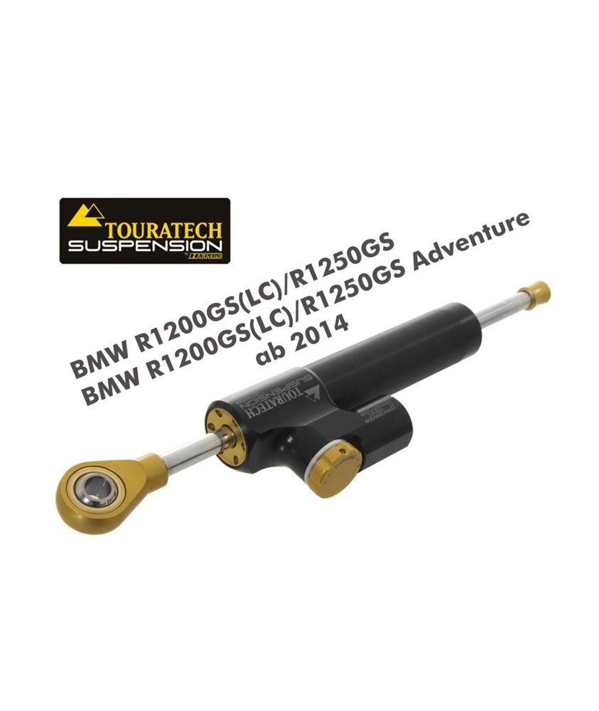 Touratech Suspension steering damper "CSC" for BMW R1200GS(LC)/R1250GS/BMW R1200GS(LC)/R1250GS Adventure 2014 onwards, with moun