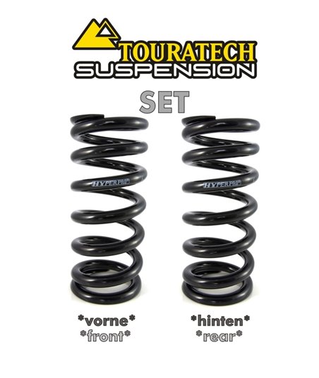 Progressive replacement springs for front and rear shock absorber BMW R1200GS(LC)R1250GS from 2013 "Original shocks without BMW 