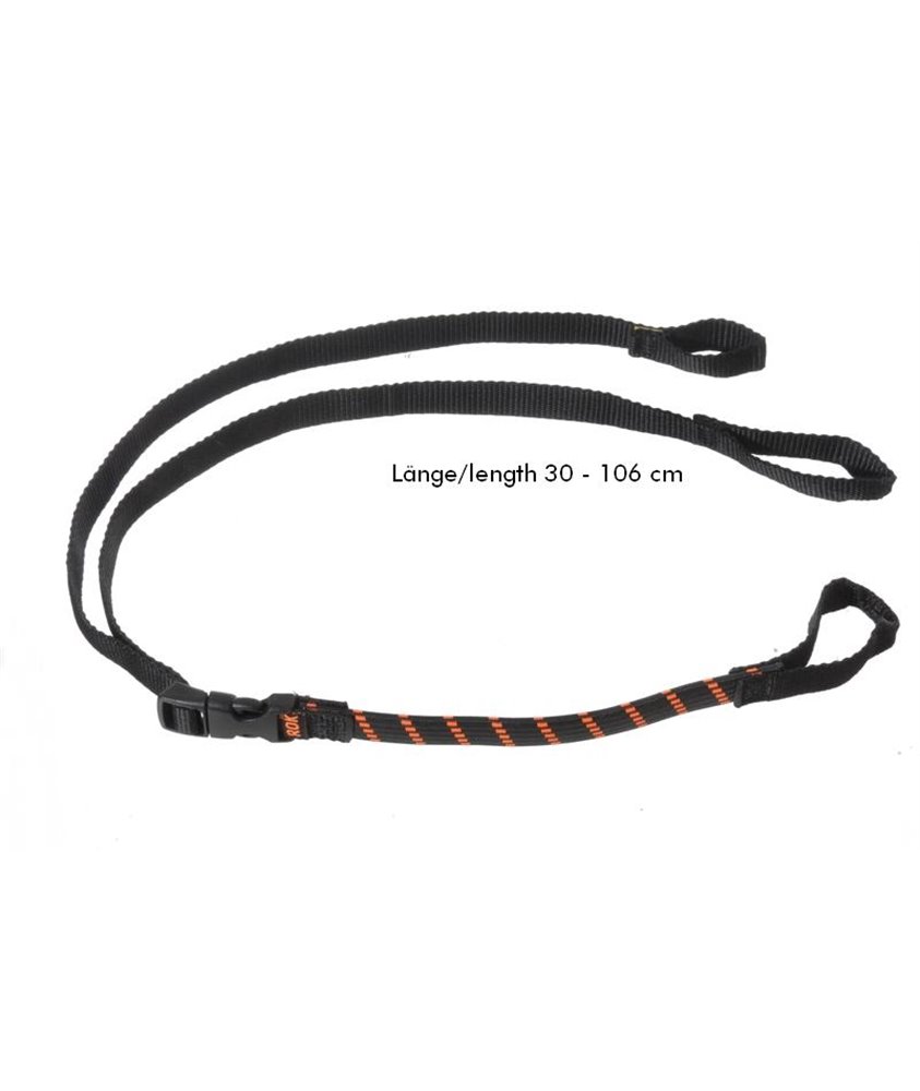 Rokstraps Strap It™  Pack Adjustable *black-orange* 30-106 cm with loops