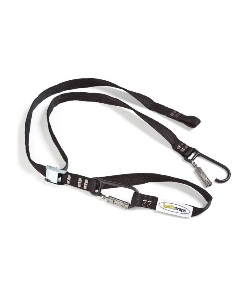 Lockstraps - tie-down straps with lockable hooks