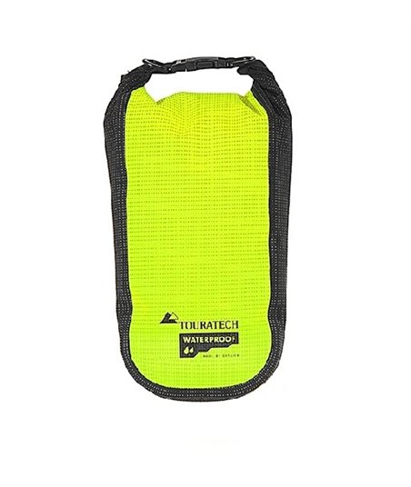 Additional bag High Visibility, size S, 2 litres, yellow/black, by Touratech Waterproof made by ORTLIEB