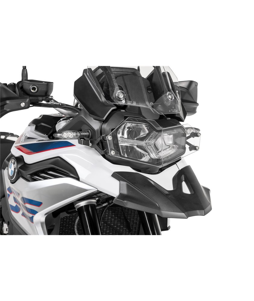 Headlight protector makrolon with quick release fastener for BMW F850GS / F750GS *OFFROAD USE ONLY*