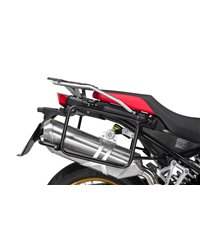 Stainless steel pannier rack, black for BMW F850GS/ F850GS Adventure/ F750GS