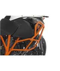 Crash bar extension KTM 1050 Adventure/ 1090 Adventure/ 1190 Adventure/ 1190 Adventure R for original KTM crash bars, orange