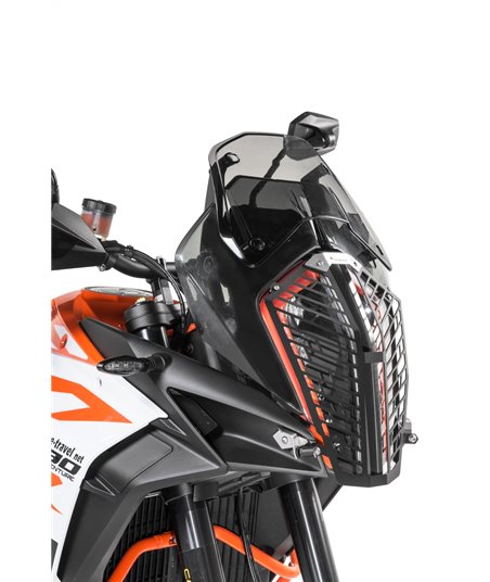 Headlamp guard, aluminium, with quick release fastener for KTM 1290 Super Adventure S/ R (2017-2020) *OFFROAD USE ONLY*