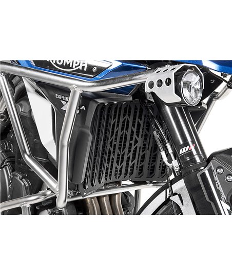 Radiator guard, black anodized for Triumph Tiger Explorer from 2016