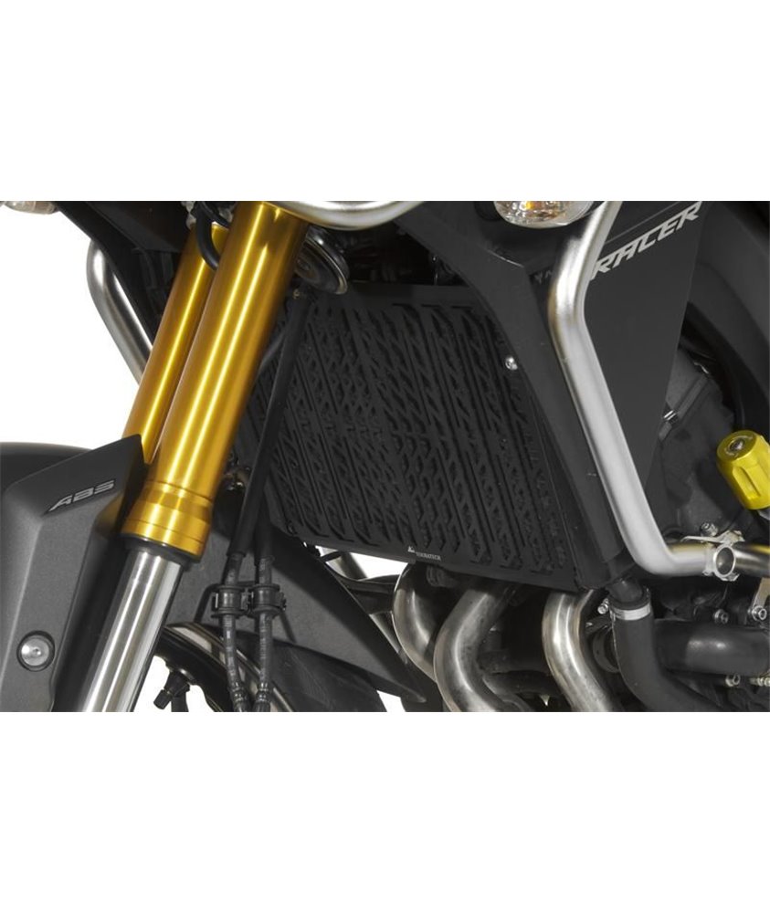 Radiator guard for Yamaha MT-09 Tracer, aluminium, black