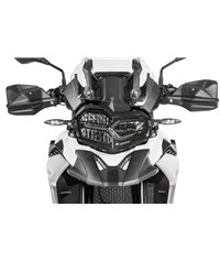 Stainless steel black headlight protector with quick release fastener for BMW F850GS / F750GS *OFFROAD USE ONLY*