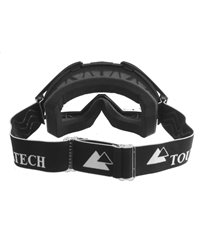 Touratech Aventuro Carbon goggles with Touratech strap, black