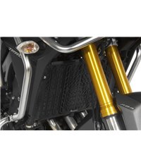 Radiator guard for Yamaha MT-09 Tracer, aluminium, black