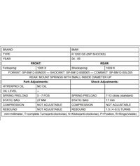 Progressive replacement springs for front and rear shock absorber BMW R1200GS(LC)R1250GS from 2013 "Original shocks without BMW 