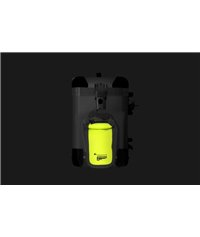 Additional bag High Visibility, size S, 2 litres, yellow/black, by Touratech Waterproof made by ORTLIEB