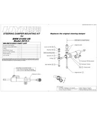 Touratech Suspension steering damper *CSC* for BMW S1000XR 2015-2017 *including mounting kit*
