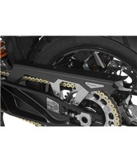 Chain guard, black anodised, for KTM 1050 Adventure/ 1090 Adventure/ 1290 Super Adventure/1190 Adventure/ 1190 Adventure R