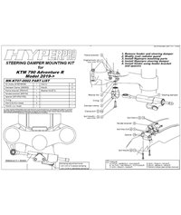 Touratech Suspension steering damper *CSC* for KTM 790 Adventure R from 2019 *including mounting kit*