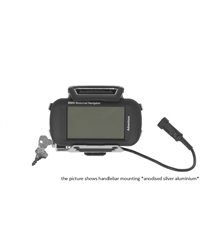 Garmin Montana/ BMW Navigator Adventure handlebar mounting *lockable* *anodised black aluminium*