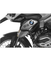 Stainless steel crash bar extension, black for BMW R1200GS (2013-2016)