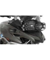 Stainless steel headlight protector black, with quick release fastener for BMW F650GS(Twin)/F700GS/F800GS/F800GS Adventure *OFFR