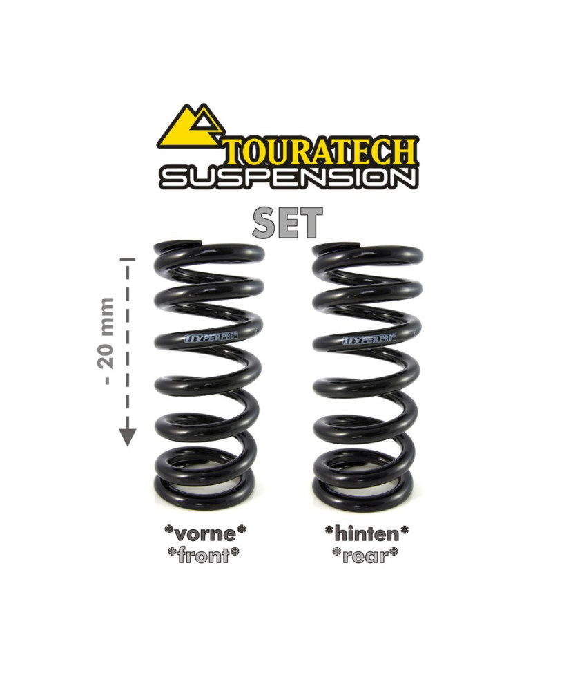 Replacement springs Height lowering kit 20mm, for BMW R1200GS (LC