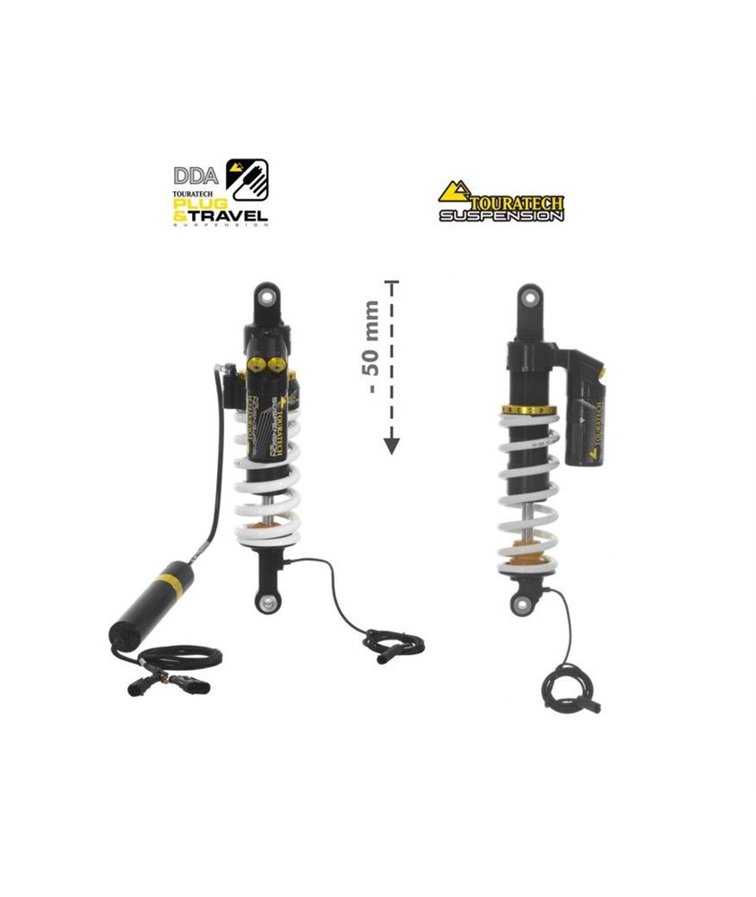 Touratech Suspension-SET Plug & Travel -50 mm lowering for BMW R1200GS / R1250GS