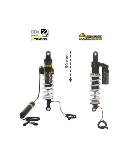 Touratech Suspension-SET Plug & Travel -50 mm lowering for BMW R1200GS / R1250GS