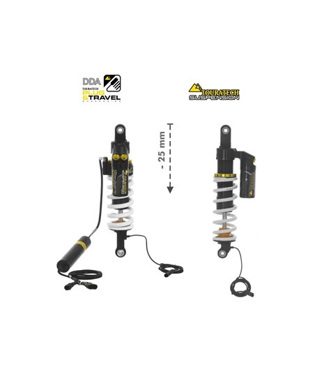 Touratech Suspension-SET Plug & Travel -25 mm lowering for BMW R1200GS/R1250GS Adventure  from 2017