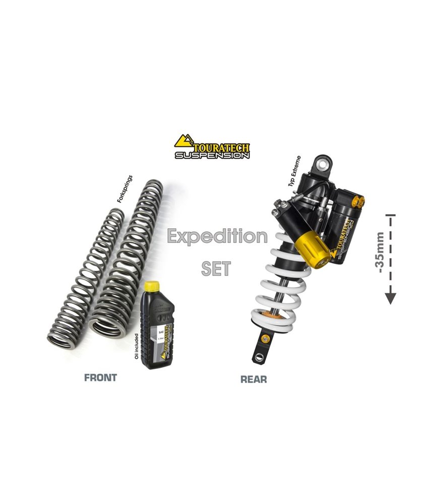 Touratech Suspension WTE Lowering -35mm type Expedition for Yamaha 700 Tenere from 2019