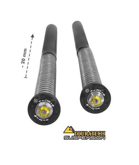 Touratech Suspension Cartridge Kit Extreme for Honda CRF1100L Africa Twin from 2020 High +20mm
