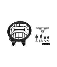 Headlight guard with quick...